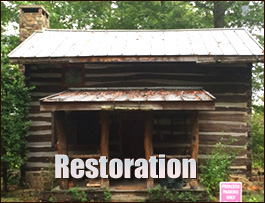 Historic Log Cabin Restoration  Hyde County, North Carolina